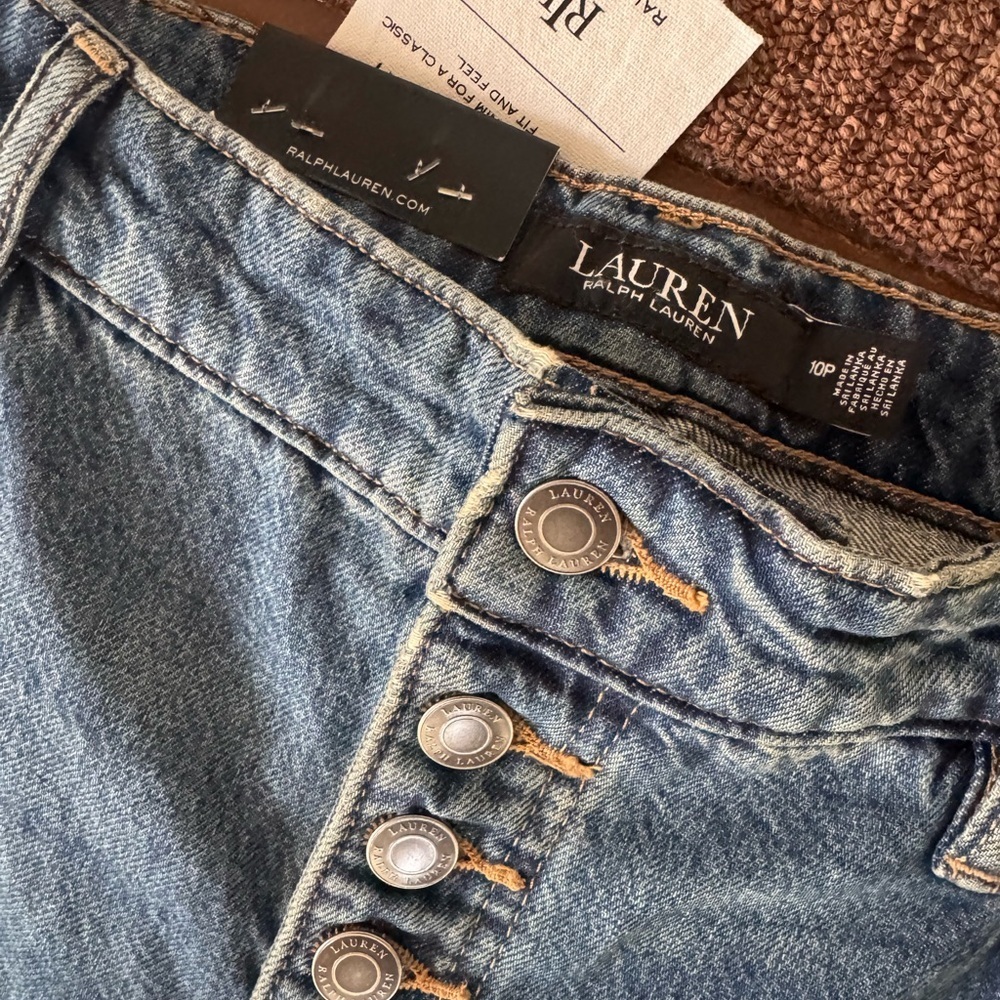 Lauren Ralph Lauren High Rise Flare Jeans - women’s 10P NWT - Picture 7 of 10